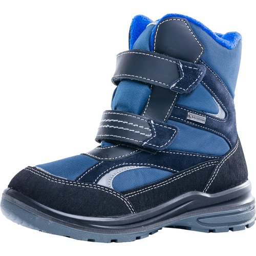 754913-43 ботинки школьно-подростковые комбинированные синий